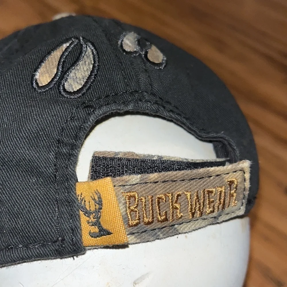 Buckwear hat velcro strap cute as a button buck toddler size